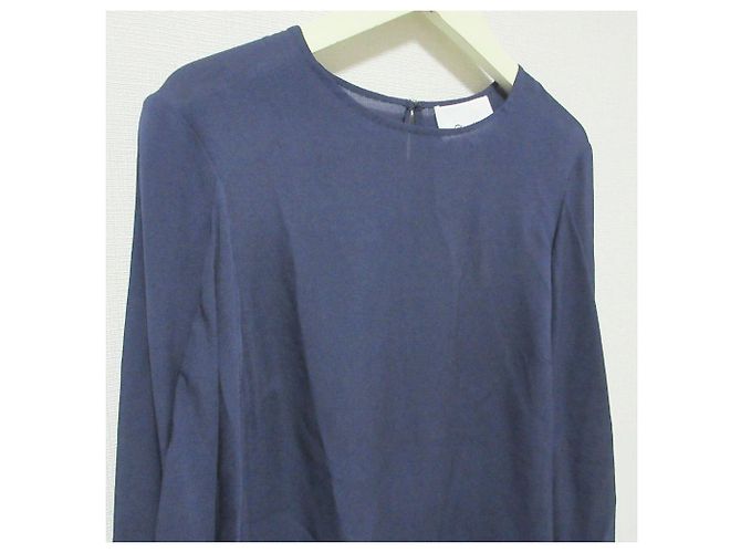 Autre Marque Vestido de seda 3.1 Phillip Lim Azul Azul marino - vista 4
