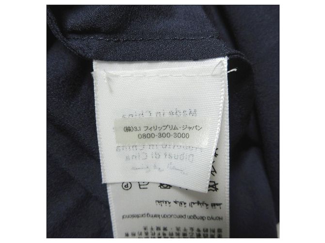 Autre Marque Vestido de seda 3.1 Phillip Lim Azul Azul marino - vista 6