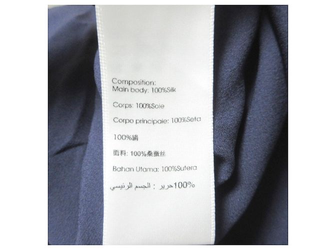 Autre Marque Vestido de seda 3.1 Phillip Lim Azul Azul marino - vista 7
