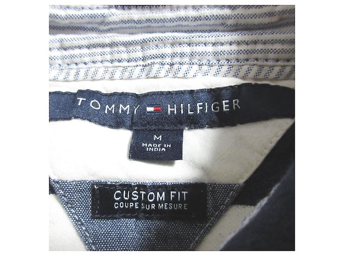 Autre Marque Tommy Hilfiger Polo-Shirt Gelb Marineblau - Ansicht 4