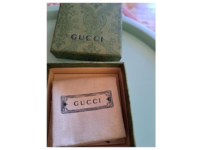 Pendientes Gucci verdes de metal - vista 6