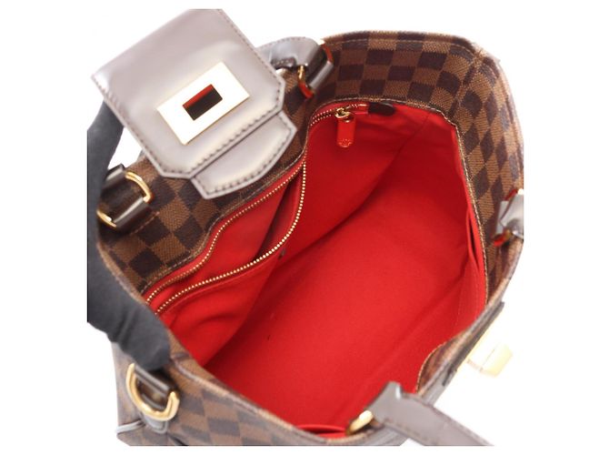 Borsa a mano Cabas Roseberry Louis Vuitton Marrone Damier ebene - vista 3