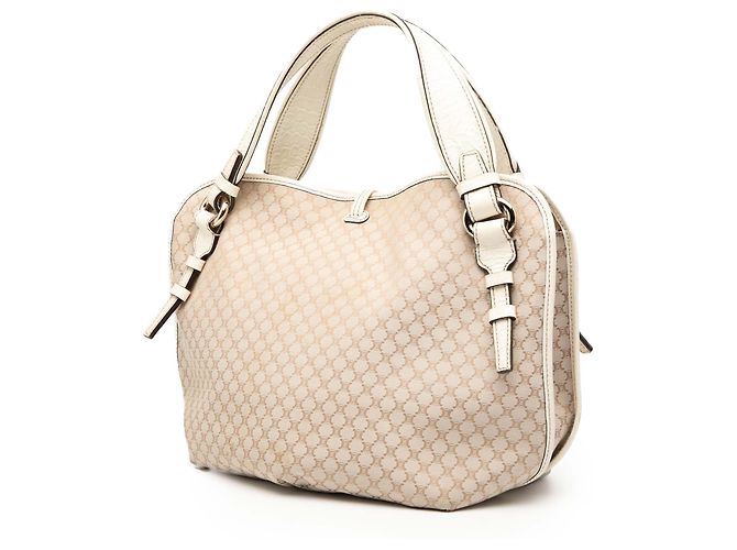 Céline Hobo Bittersweet in Tela Macadam Marrone di Celine Beige - vista 2