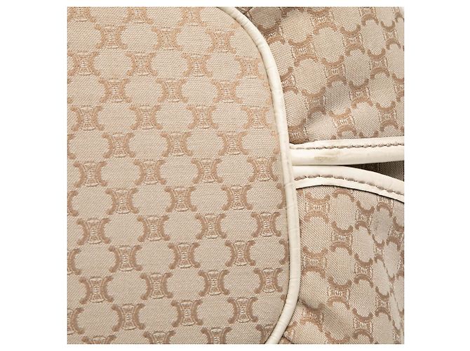 Céline Hobo Bittersweet in Tela Macadam Marrone di Celine Beige - vista 7