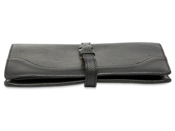 Borsa da sera Piston Broadway in pelle di vitello nera a grana Gucci - vista 3