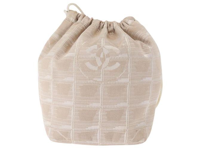 Nylon-Reise-Täschchen von Chanel Beige - Ansicht 2