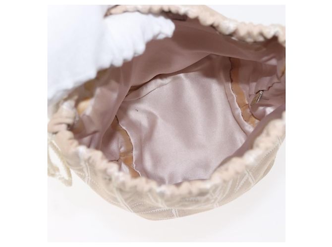Nylon-Reise-Täschchen von Chanel Beige - Ansicht 5
