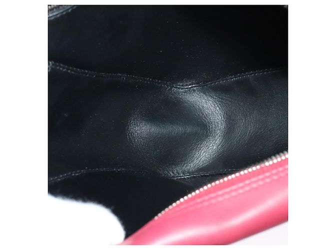 Balenciaga Triangle Duffle Leather Medium Rosso - vista 5