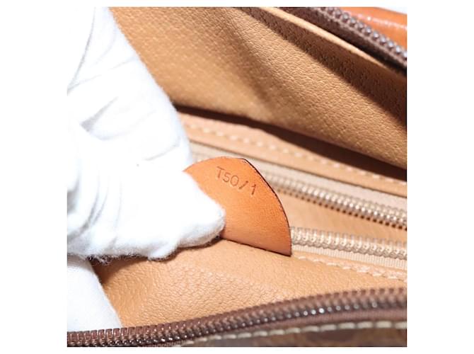 Céline Borsa Celine Macadam Macadam in pelle Marrone - vista 7