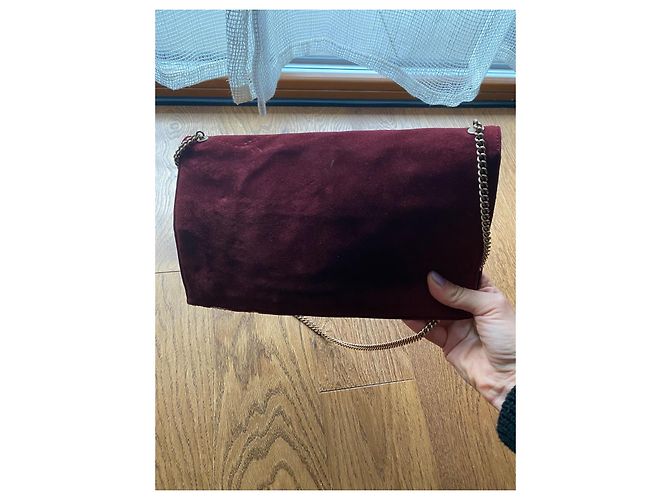Vintage Loewe Schultertasche Bordeaux - Ansicht 12