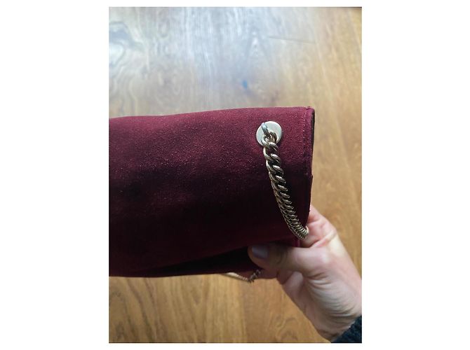 Vintage Loewe Schultertasche Bordeaux - Ansicht 13