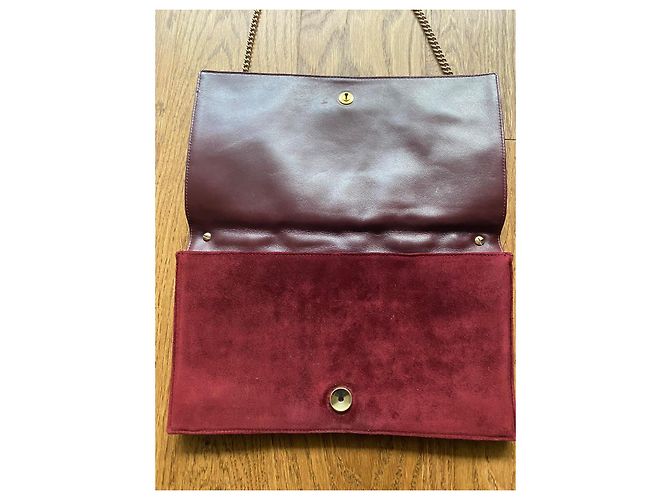 Vintage Loewe Schultertasche Bordeaux - Ansicht 3