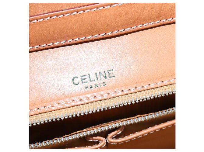 Céline Borsa a Spalla Celine Macadam in Pelle PVC Bianco - vista 6