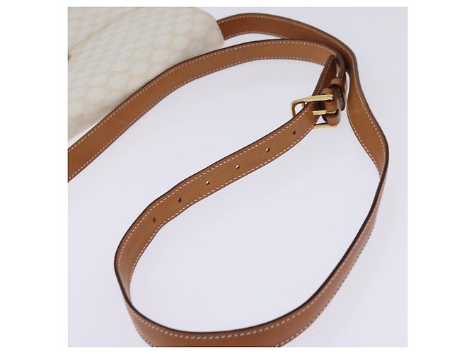 Céline Borsa a Spalla Celine Macadam in Pelle PVC Bianco - vista 7