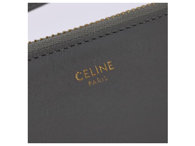 Céline Borsa a tracolla Trio Celine in pelle piccola Marrone - vista 6