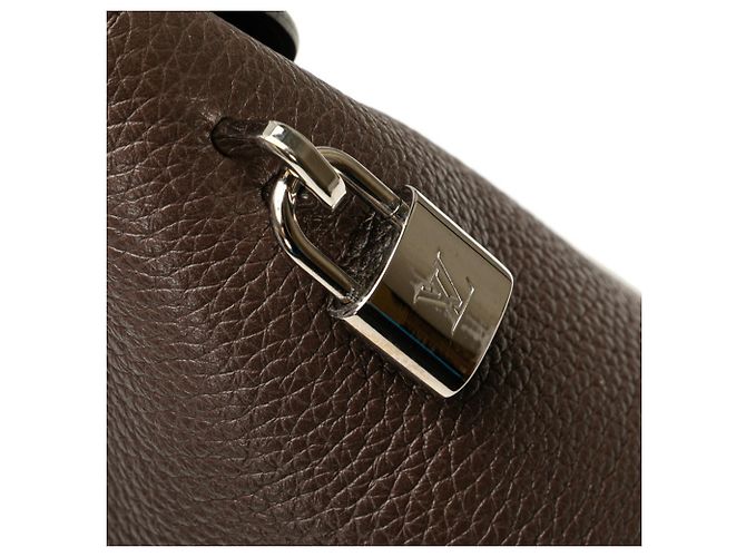 Borsa a mano Lockit PM Parceana di Louis Vuitton Bianco sporco Marrone scuro - vista 10