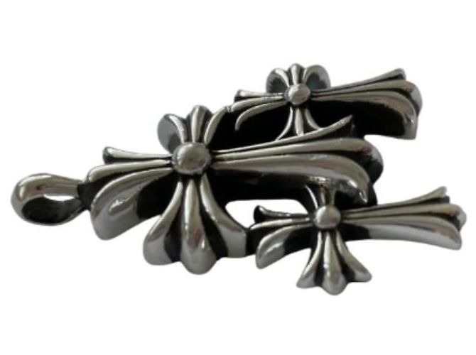 Chrome Hearts Ch Triple Cross Argento - vista 2