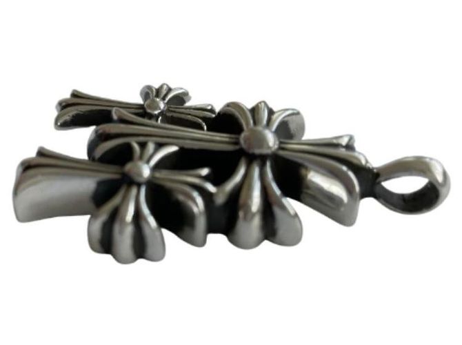 Chrome Hearts Ch Triple Cross Argento - vista 3