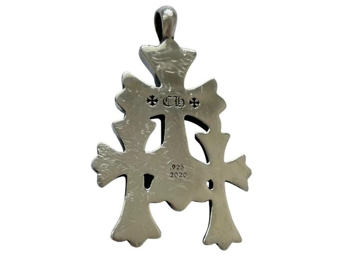 Chrome Hearts Ch Triple Cross Argento - vista 4