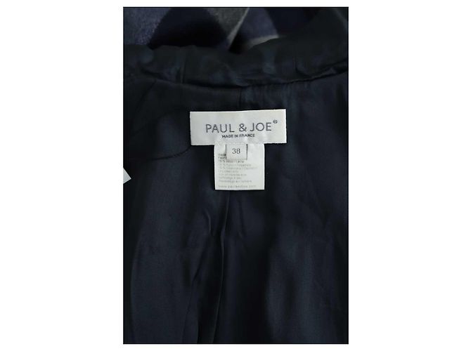 Paul & Joe Blue wool coat - view 5