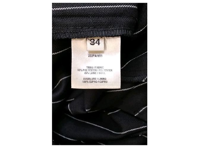 Alexandre Vauthier Schwarze weite Hose - Ansicht 6