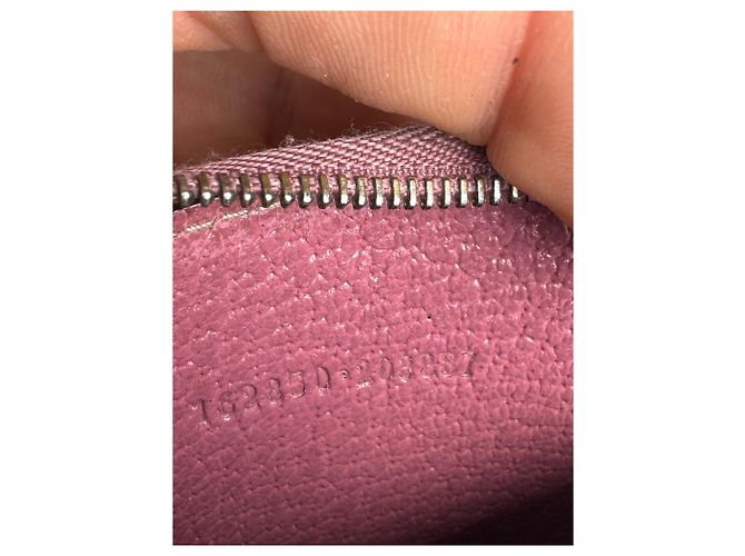 Vintage Gucci Monogramm Kartenhalter Beige Rosa Pink - Ansicht 5