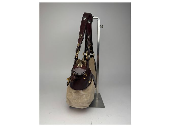 Vintage Marni Handtasche beige und braun - Ansicht 5