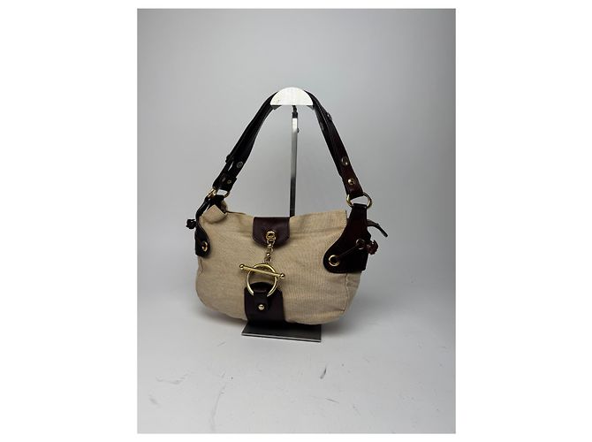 Vintage Marni Handtasche beige und braun - Ansicht 6