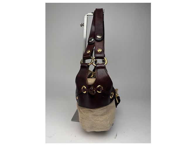 Vintage Marni Handtasche beige und braun - Ansicht 7