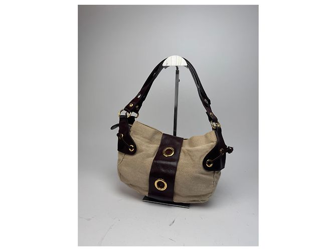Vintage Marni Handtasche beige und braun - Ansicht 8