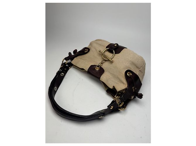 Vintage Marni Handtasche beige und braun - Ansicht 9