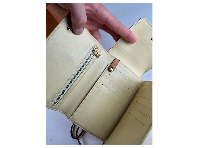 Vintage Louis Vuitton Vernis Leder Umhängetasche Gelb - Ansicht 10
