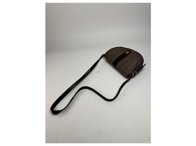 Borsa a spalla in pelle vintage Givenchy marrone - vista 10