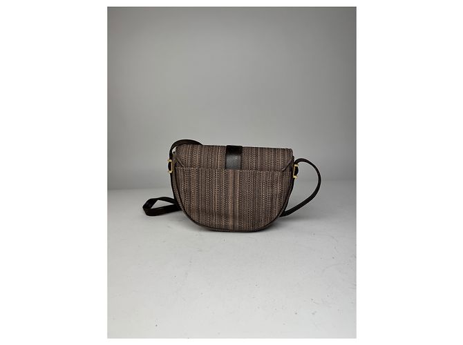 Borsa a spalla in pelle vintage Givenchy marrone - vista 15