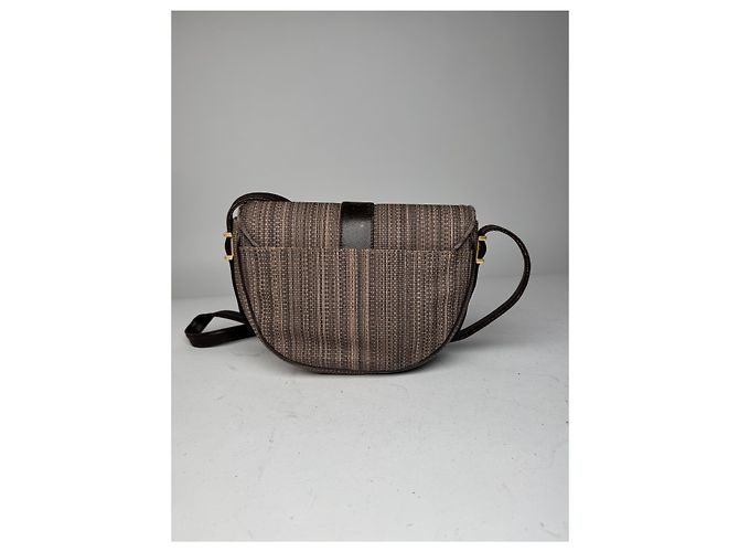 Borsa a spalla in pelle vintage Givenchy marrone - vista 2