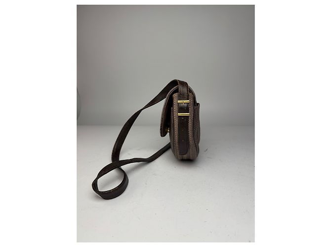 Borsa a spalla in pelle vintage Givenchy marrone - vista 8