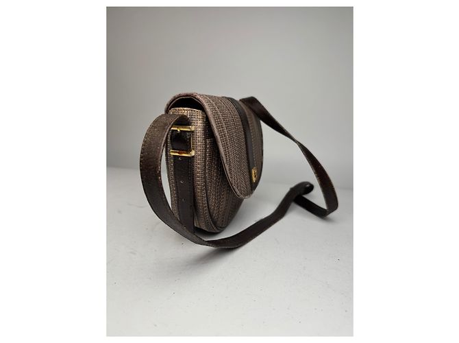 Borsa a spalla in pelle vintage Givenchy marrone - vista 9