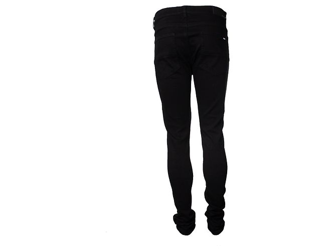 Amiri Jeans in cotone nero - vista 2