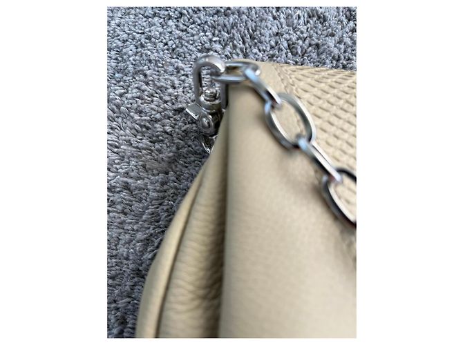 Borsa a tracolla Zadig & Voltaire Rock pelle effetto coccodrillo beige - vista 10
