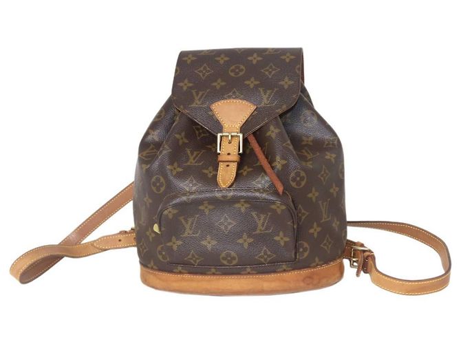 Zaino Montsouris PM Louis Vuitton Marrone - vista 2