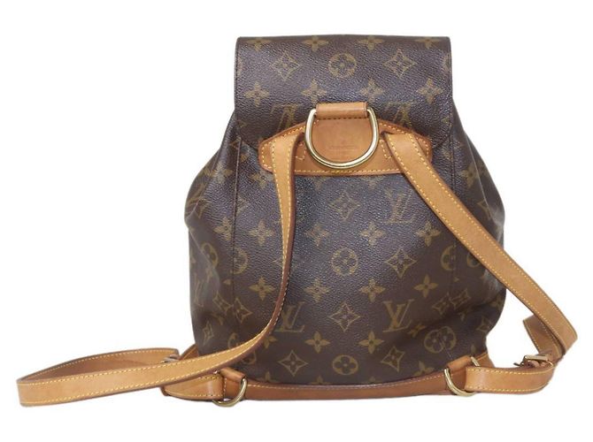 Zaino Montsouris PM Louis Vuitton Marrone - vista 3