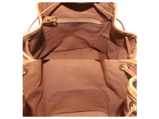 Zaino Montsouris PM Louis Vuitton Marrone - vista 9