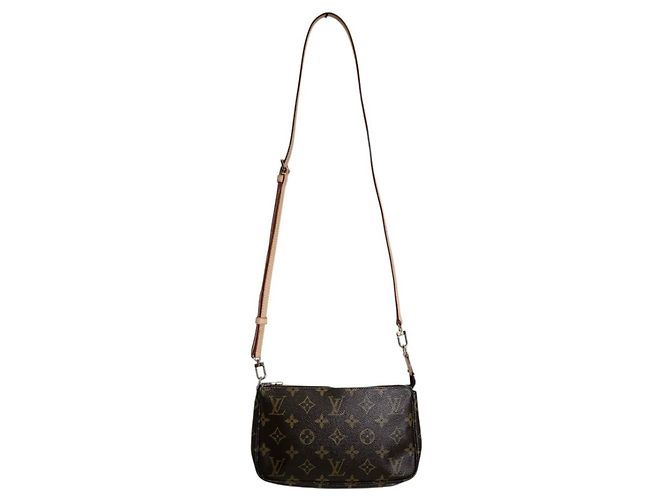 Borsa a Spalla Pochette Monogram Louis Vuitton Marrone - vista 2