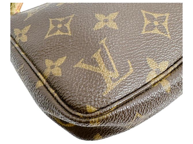 Borsa a Spalla Pochette Monogram Louis Vuitton Marrone - vista 6