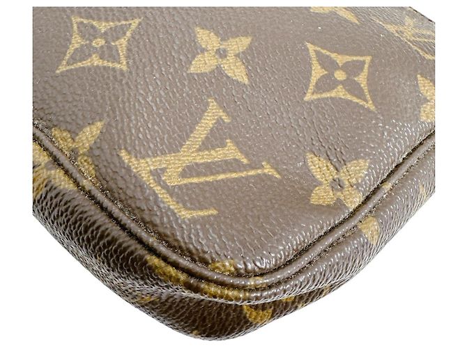 Borsa a Spalla Pochette Monogram Louis Vuitton Marrone - vista 7