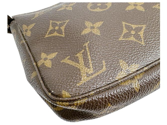Borsa a Spalla Pochette Monogram Louis Vuitton Marrone - vista 8