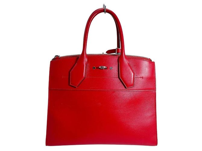 Borsa Louis Vuitton Infini City Steamer PM Rosso - vista 2
