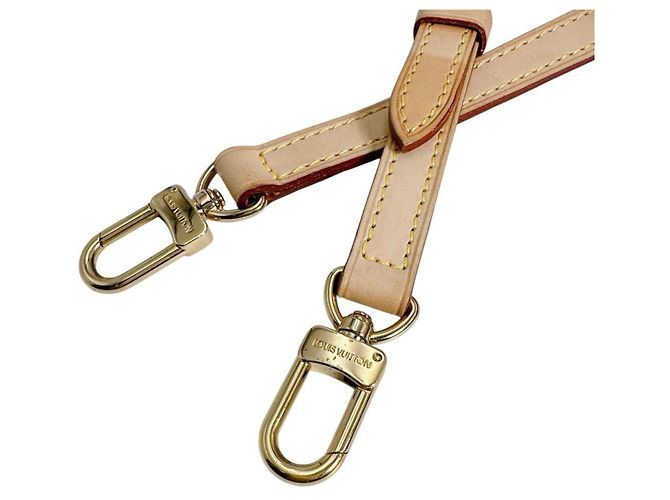Cinghia a spalla in pelle beige Louis Vuitton - vista 2