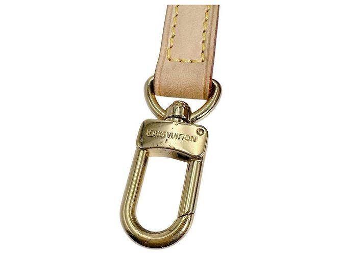 Cinghia a spalla in pelle beige Louis Vuitton - vista 3
