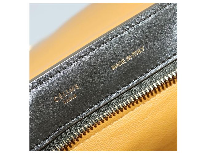 Céline Celine Trapeze Leather with Suede Medium Multicolore - vista 6